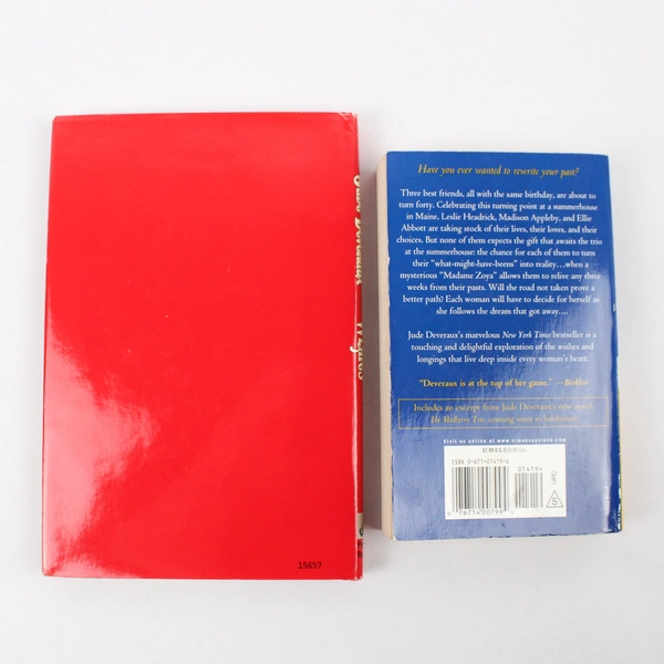 Lot Of 2 Jude Deveraux Books: The Summerhouse (2001) & Wishes (1989)