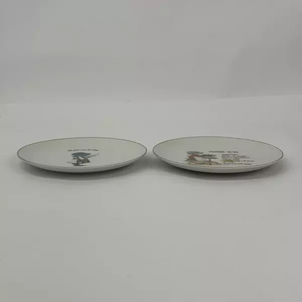 Set Of Two WWA Inc 1975 Lasting Memories Holly Hobbie Plates Dated 6 Inch