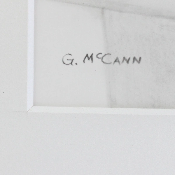 Jumbled by Gordon McCann Framed & Matted Original Graphite Drawing 17" x 21"