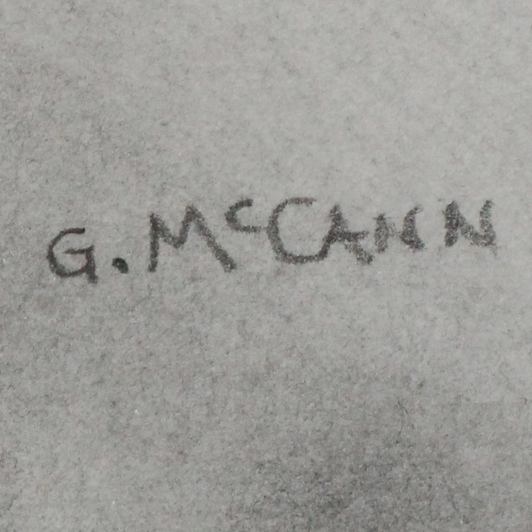 Gordon McCann Framed & Matted Sewing Hands Original Graphite Drawing 23 x 18.5"