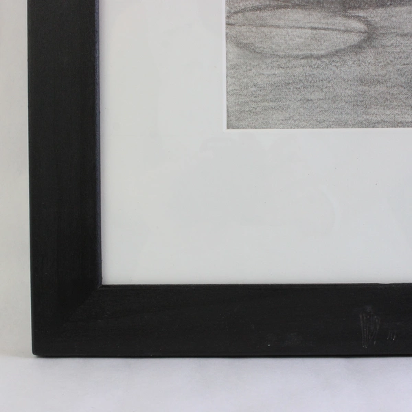 Empties by Gordon McCann Framed & Matted Original Graphite Drawing 23.5" x 18"