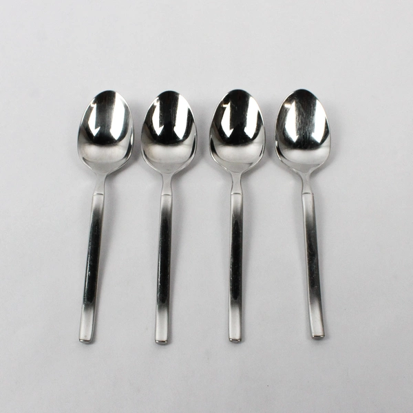 Set of 4 J.A. Henckels Opus Stainless Steel Oval Soup Spoons