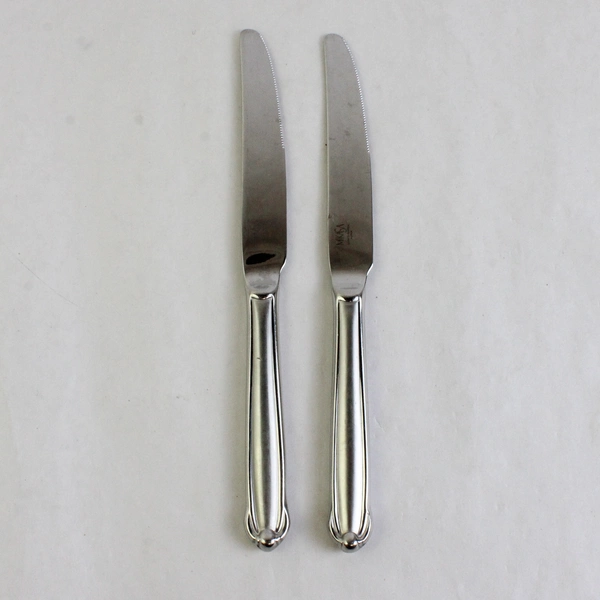 Lot Of 2 Mikasa Classico Satin (Stainless) Flatware New French Solid Knives