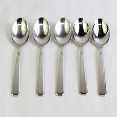 Lot Of 5 J A Henckels (Zwilling) Metrona (Stainless) Flatware Soup Spoons