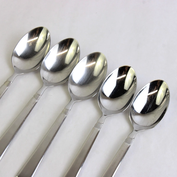 Lot Of 5 J A Henckels (Zwilling) Metrona (Stainless) Flatware Soup Spoons