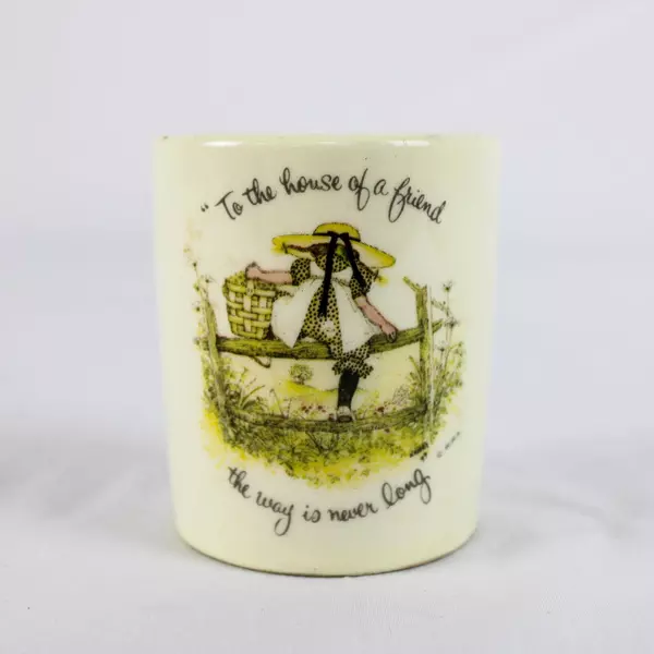 Holly Hobbie Jar Toothpick Holder 1973 WAA Inc. 