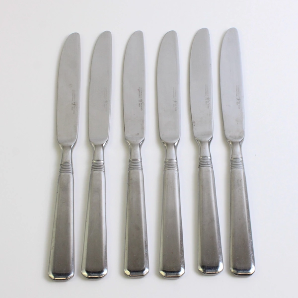 Lot Of 5 J A Henckels (Zwilling) Metrona (Stainless) Flatware Modern Solid Knife