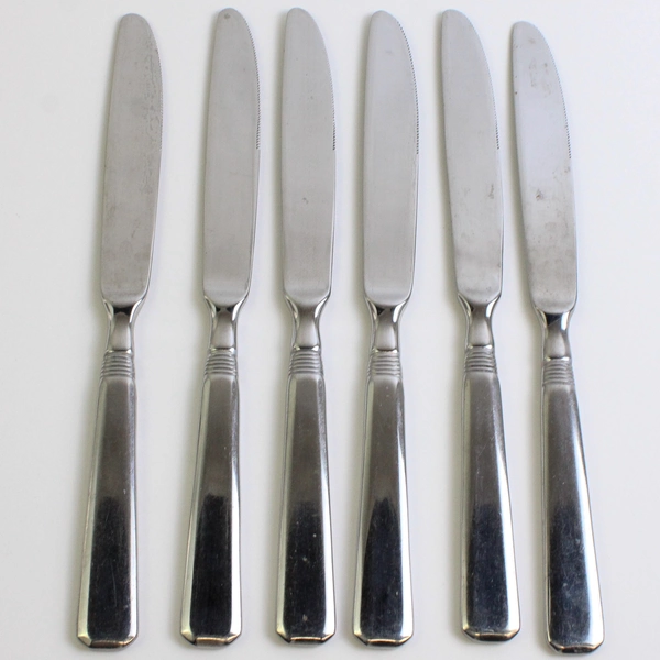 Lot Of 5 J A Henckels (Zwilling) Metrona (Stainless) Flatware Modern Solid Knife