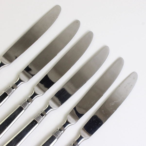 Lot Of 5 J A Henckels (Zwilling) Metrona (Stainless) Flatware Modern Solid Knife