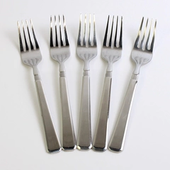 Lot Of 5 J A Henckels (Zwilling) Metrona (Stainless) Flatware 7.25" Salad Forks