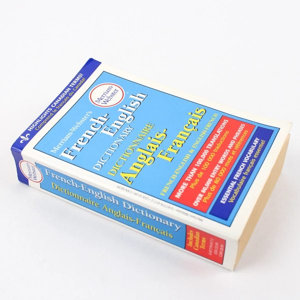 Merriam-Webster's French-English English-French Dictionary 2000 Paperback