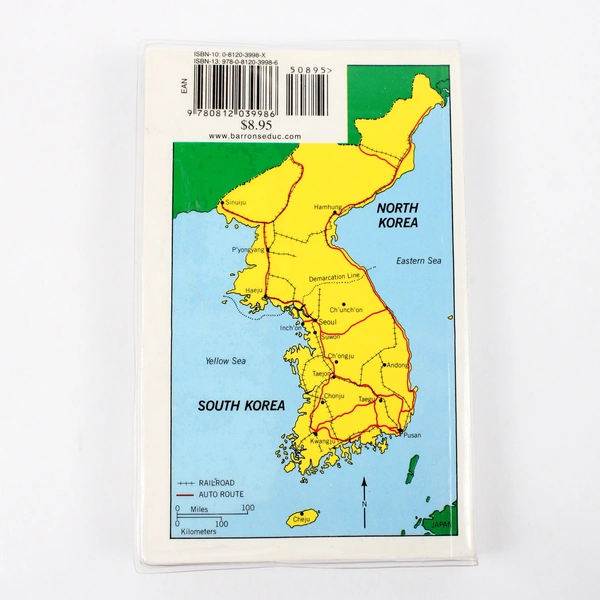 Barron's Korean at a Glance 1988 Phrase Book & Dictionary 1988 PB Plastic DJ