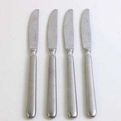 Lot Of 4 J A Henckels (Zwilling) Earl Satin (Stainless) Flatware Hollow Knife