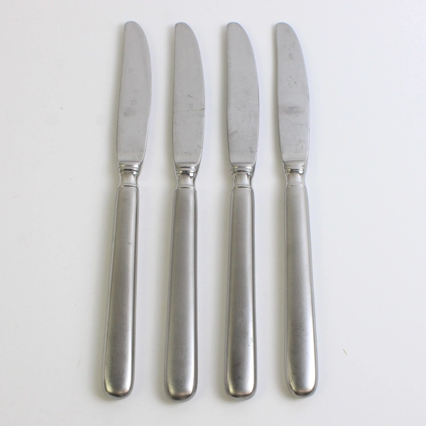 Lot Of 4 J A Henckels (Zwilling) Earl Satin (Stainless) Flatware Hollow Knife