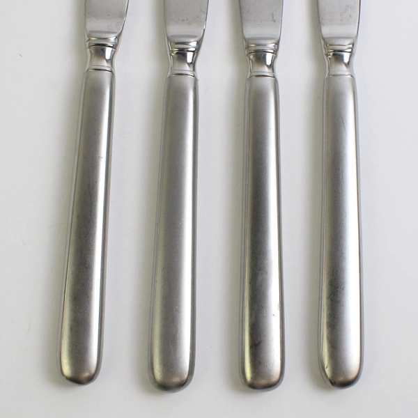 Lot Of 4 J A Henckels (Zwilling) Earl Satin (Stainless) Flatware Hollow Knife