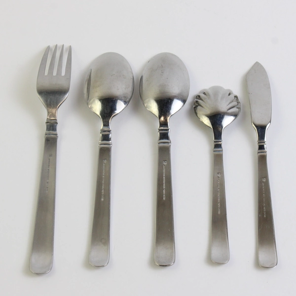 Lot Of 5 J A Henckels (Zwilling) Earl Satin (Stainless) Assorted Flatware
