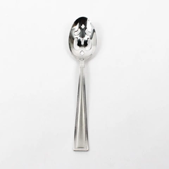 Pfaltzgraff Miranda Sand Stainless Steel Pierced Serving Spoon