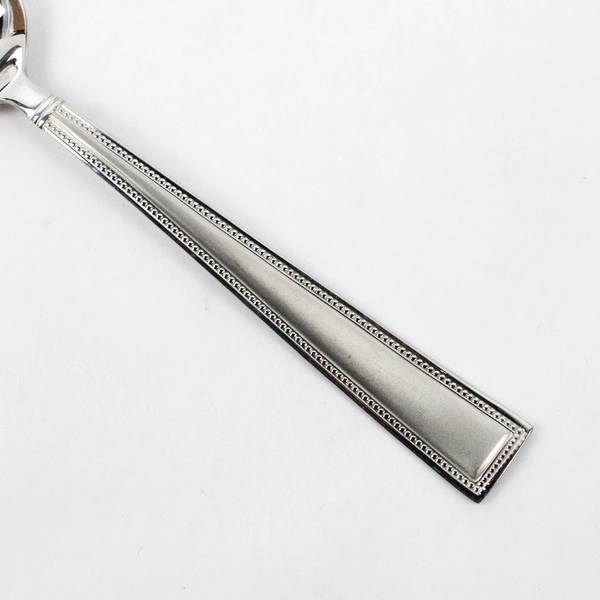 Pfaltzgraff Miranda Sand Stainless Steel Pierced Serving Spoon