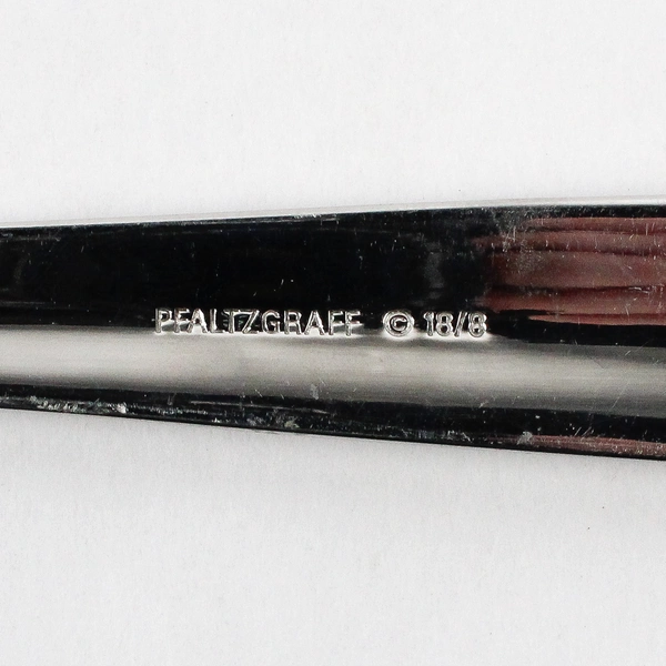 Pfaltzgraff Miranda Sand Stainless Steel Pierced Serving Spoon