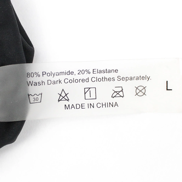 Black Two-Piece Bikini Swimsuit with Gold Accents Women's Large