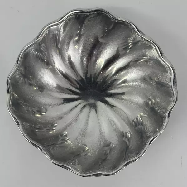 Wilton Armetale Eddy Square Bowl 6.75 Inch