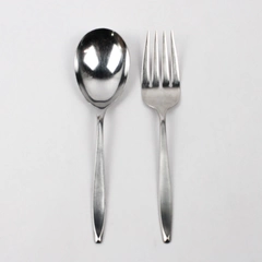 Lot 2 International Silver Nassau (Stainless) Flatware Serving Set