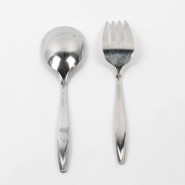 Lot 2 International Silver Nassau (Stainless) Flatware Serving Set