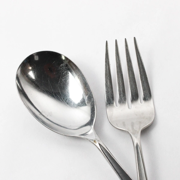 Lot 2 International Silver Nassau (Stainless) Flatware Serving Set