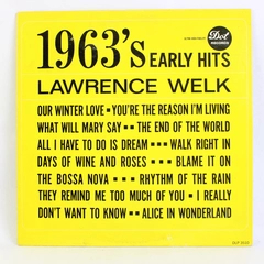1963 Early Hits Lawrence Welk LP Vinyl Record Dot Records