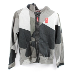 Nike Kyrie Irving Green Gray Black Colorblock Zip-Up Hoodie Boys' Large