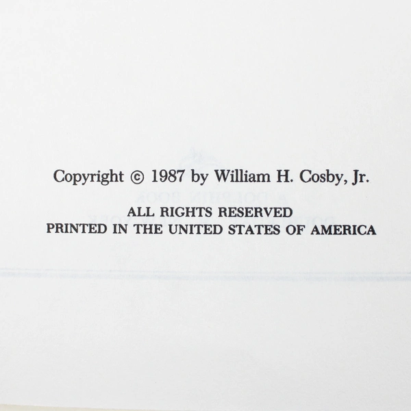 Time Flies by Bill Cosby 1987 Hardcover