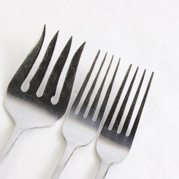 Lot Of 3 International Silver Ridgefield Flatware Seving Fork & 2 Forks