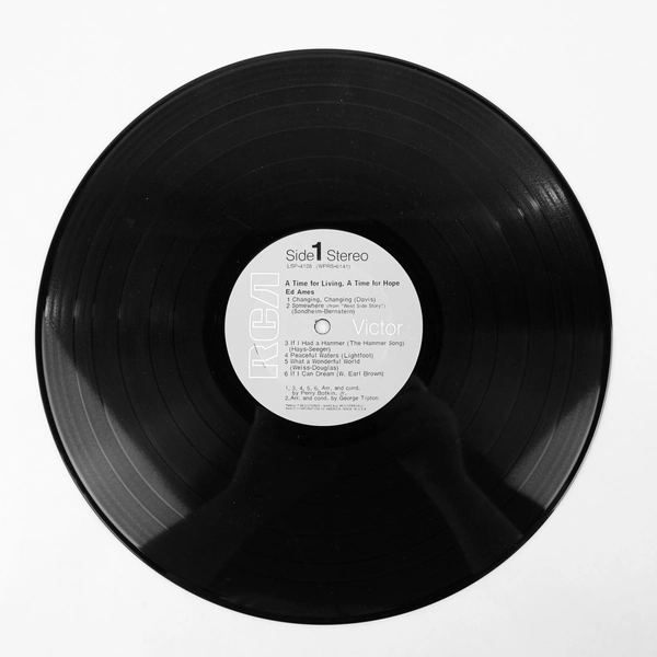 Ed Ames A Time For Living A Time For Hope LP Vinyl Album Record Pop 