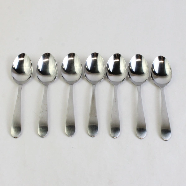 Lot Of 7 International Silver Ridgefield (Stainless) Flatware Teaspoons