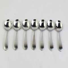 Lot Of 7 International Silver Ridgefield (Stainless) Flatware Teaspoons