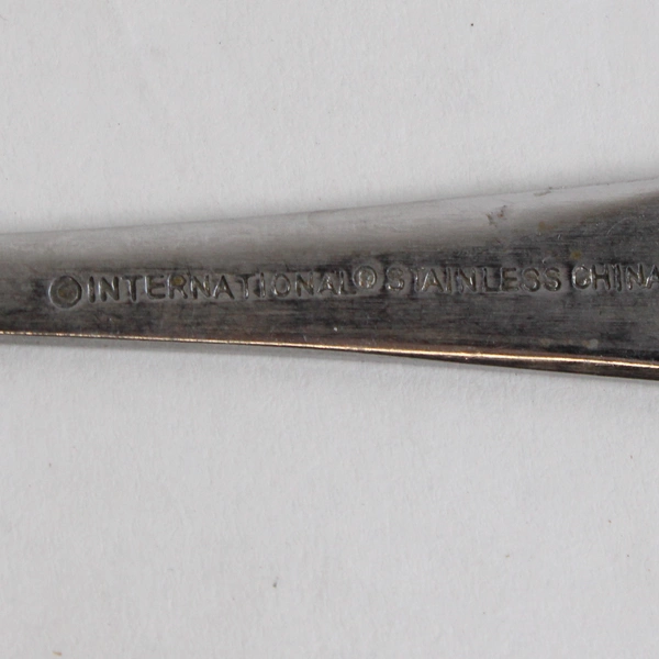 Lot Of 4 International Silver Ridgefield (Stainless) Flatware 7.5" Soup Spoons