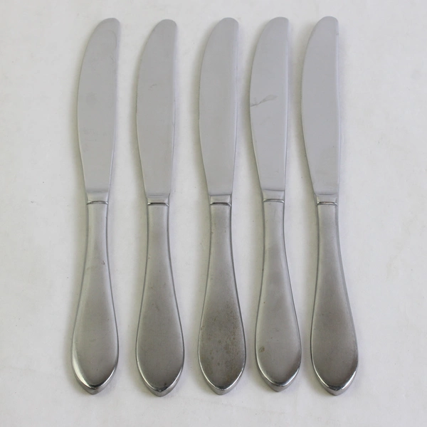 Lot Of 5 International Silver Ridgefield (Stainless) Flatware Solid Knives
