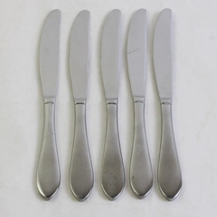 Lot Of 5 International Silver Ridgefield (Stainless) Flatware Solid Knives