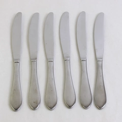 Lot Of 6 International Silver Ridgefield (Stainless) Flatware Solid Knives