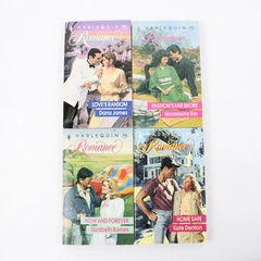 Lot of 4 Harlequin Romance Novels From 1990 Vintage Paperback