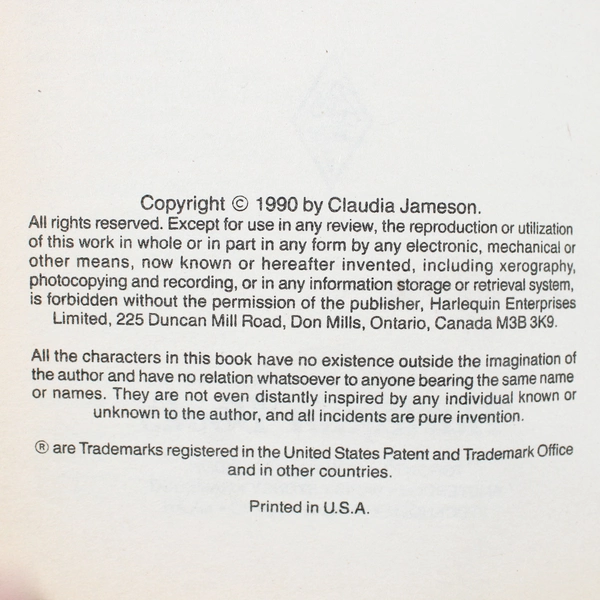 Lot of 4 Vintage Harlequin Romance Novels 1990 & 1991 Paperback
