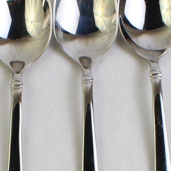 Lot Of 5 J A Henckels (Zwilling) Angelico (Stainless) Flatware Soup Spoons