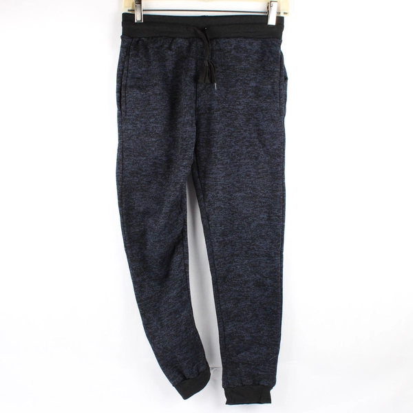 Real Essentials Blue and Black Joggers Boys' Size Medium