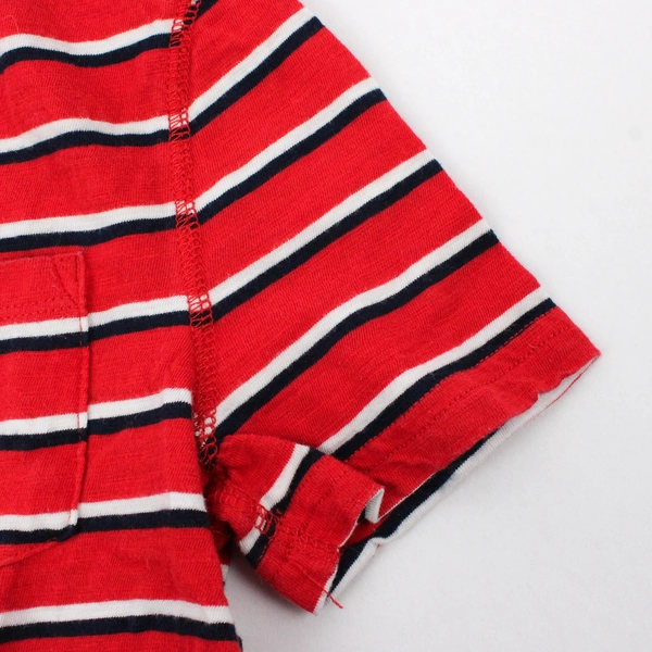 GAP Kids Red Blue White Striped Polo Boys' Size Medium