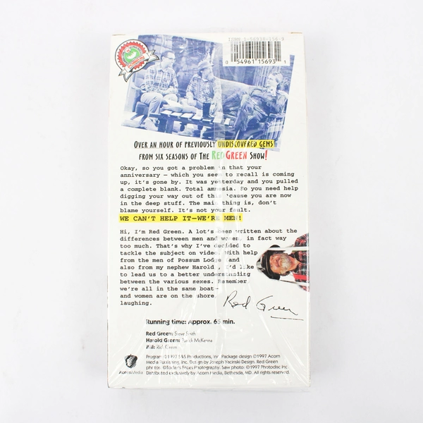 Red Green's: We Can't Help It We're Men VHS Tape Good Condition