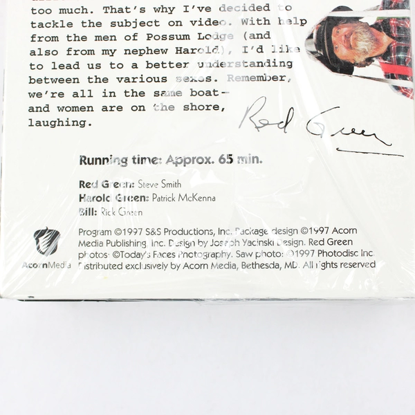 Red Green's: We Can't Help It We're Men VHS Tape Good Condition