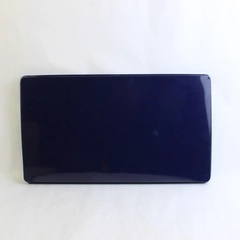 Unbranded Double Burner Cover Solid Cobalt Blue Metal Model: EBC-168C