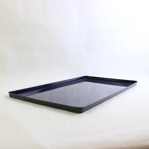 Unbranded Double Burner Cover Solid Cobalt Blue Metal Model: EBC-168C