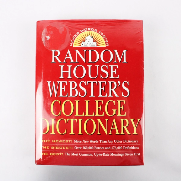 Random House Webster's College Dictionary 2nd Edition Sealed New Reference Book