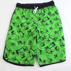 Bentex Minecraft Creeper Swim Trunks Boys' Size Large